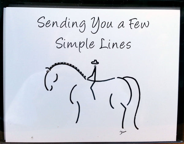 Note Card Pack-6-Horse